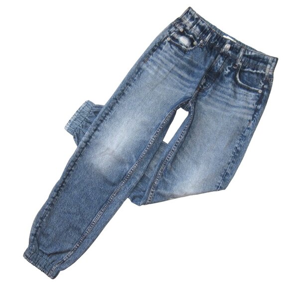 NWT rag & bone Miramar Jogger in Lynn Photo Print Faux Jean Sweatpants XS - Picture 2 of 9